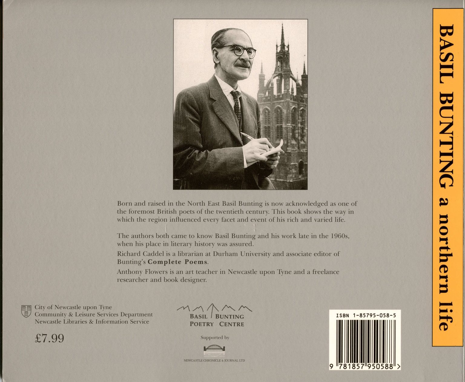 Basil Bunting a northern life by Richard Caddell and Anthony Flowers